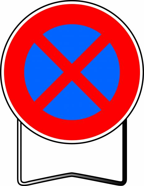 Panneau B6D Interdit de s'Arreter