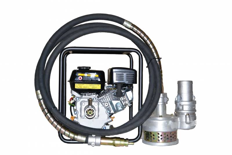 Pompe à câble thermique autonome moteur essence Loncin 75m3/h