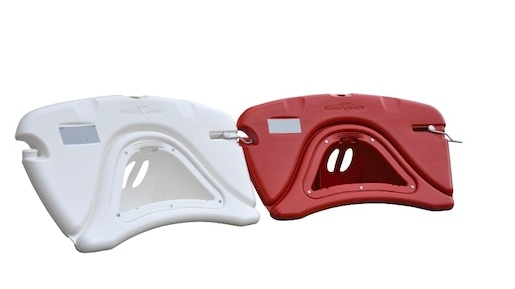 Deux séparateurs de voies assemblé