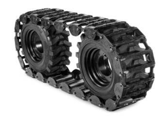 Chaine Chenilles caoutchouc à monter sur pneus mini chargeur