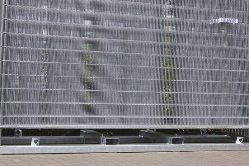 Rack de Rangement Clôtures de Chantier ou Barrières de Chantier Horizontal ou Vertical